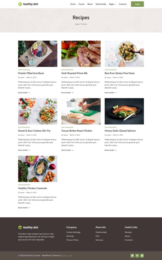 Recipes